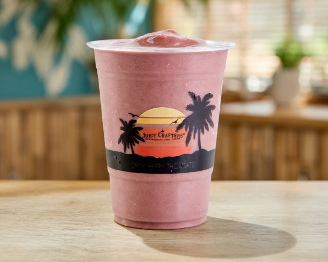 Flax Power cold-pressed meal replacement smoothie — Amazonian Acai, Oat Milk, Banana, Flax Seeds, Maca, Cinnamon, Lion's Mane & Plan